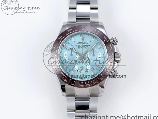 1218 SportInspired DAYTONA 116506 QF 1:1 BEST EDITION ICE BLUE DIAL CRYSTAL MARKERS ON SS BRACELET SH4130 V3 (GAIN WEIGHT) 1770